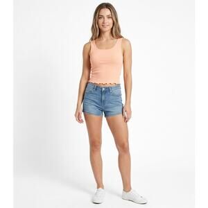 WallFlower Tank Top Size XS Peach Insta Smooth Seamless Ribbed Stretch Casual